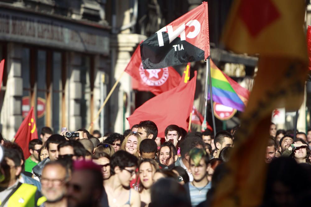 Manifestación antifascista en Valencia