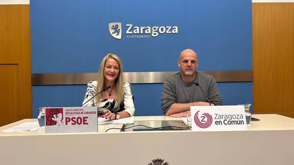 Ros Cihuelo y Suso Domínguez, este viernes.