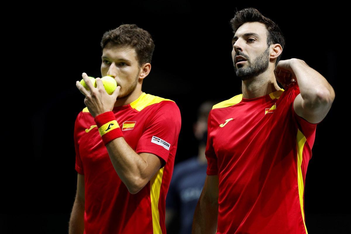 Marcel Granollers y Pablo Carreño se miden a los ecuatorianos Gonzalo Escobar y Diego Hidalgo. Marcel Granollers y Pablo Carreño se miden a los ecuatorianos Gonzalo Escobar y Diego Hidalgo.