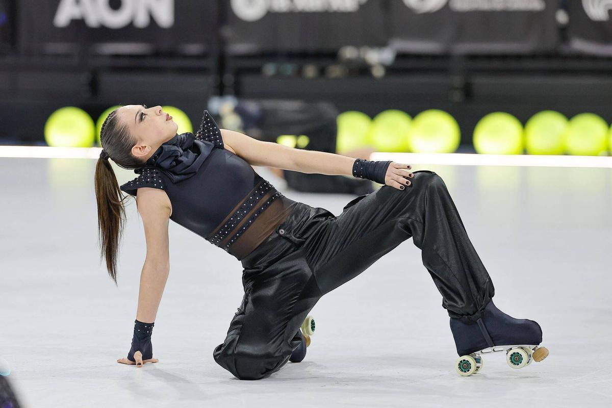 Ona Burch, patinadora del CPA Olot.