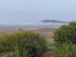 Neblina en el Cruce de Arinaga (18 de abril de 2024)