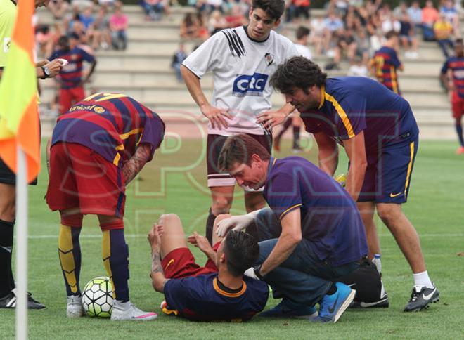 FC Barcelona B,  7 -  Atlètic Horta,  0