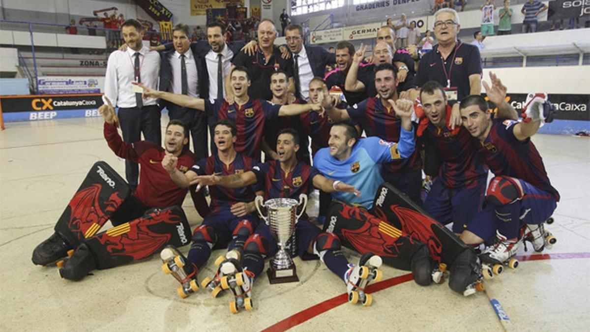 El Barça, campeón de la Supercopa de hockey patines