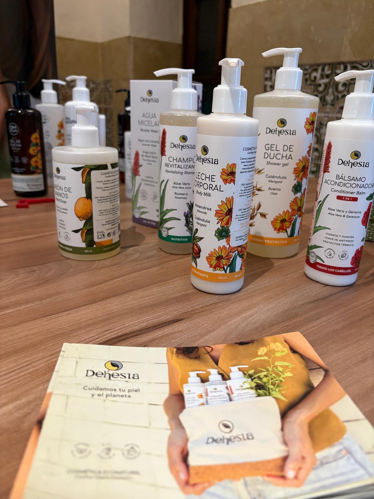 Productos de la demostración en el taller