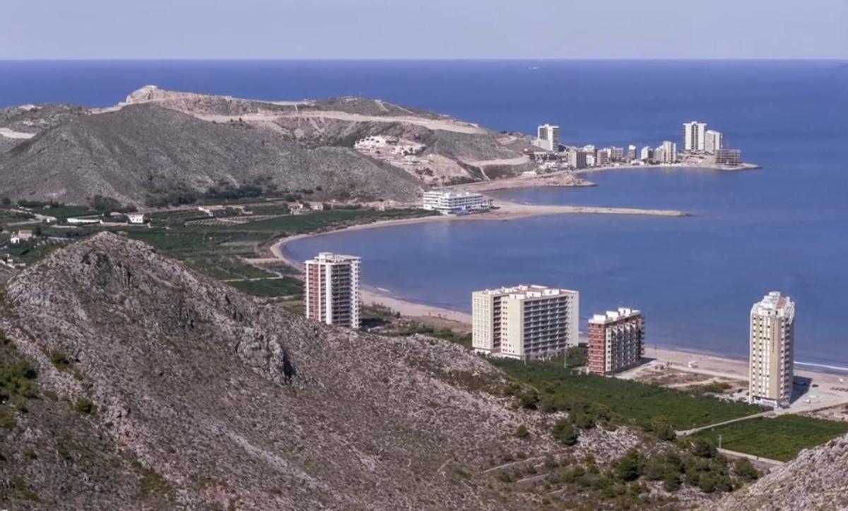 Vista de extremo del Racó y el Faro sin apenas edificios.