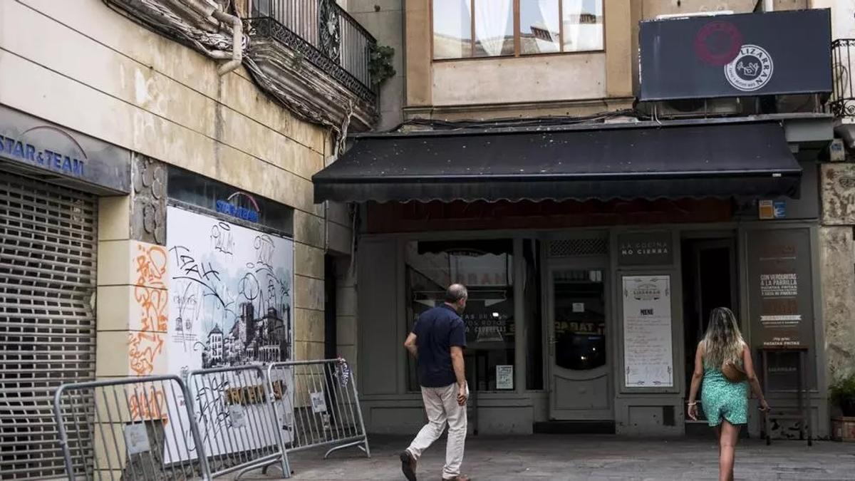 Local que tenía Lizarrán en la calle Moret.