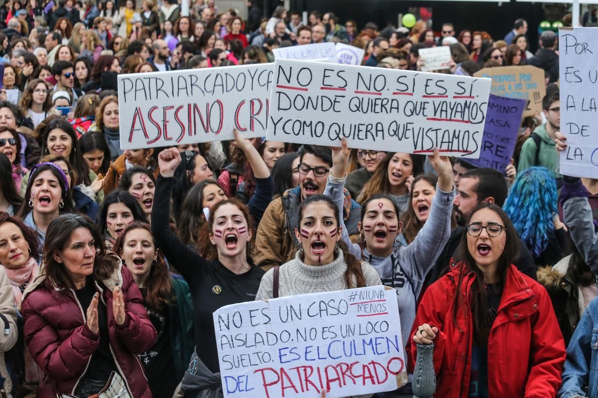 Huelga feminista en Extremadura