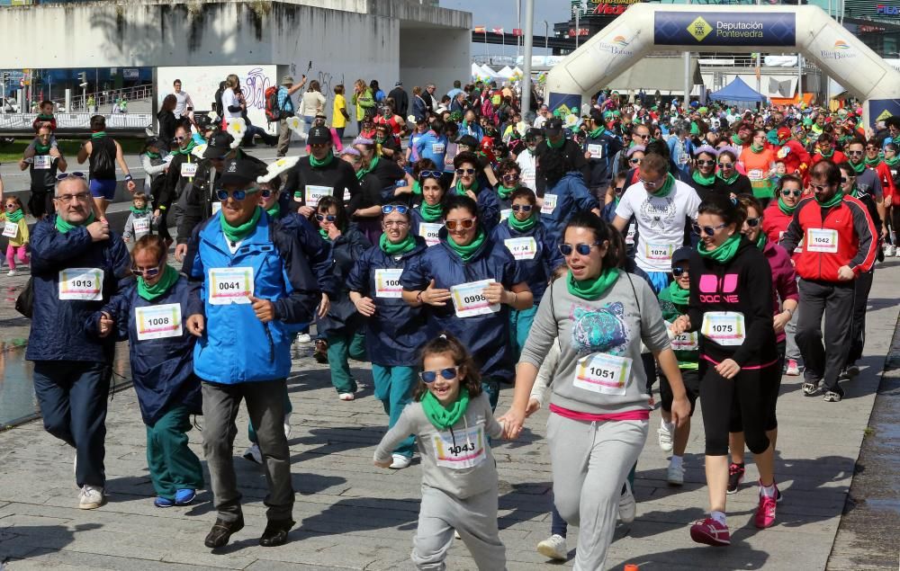 Alrededor de 1.500 personas personas participaron esta mañana en una carrera de obstáculos adaptada para corredores con discapacidad