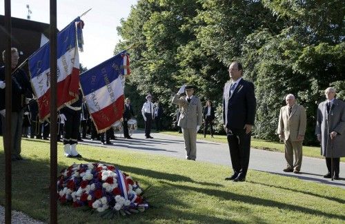 Obama, Hollande y la Reina de Inglaterra han estado presentes en los actos en recuerdo al desembarco de Normandía.