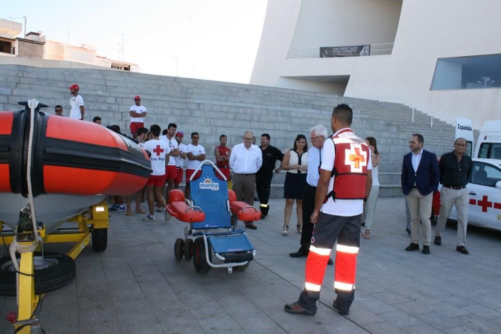 Simulacro de salvamento en Águilas