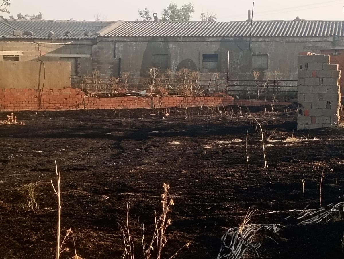 GALERÍA| Incendio de madrugada en Villalpando