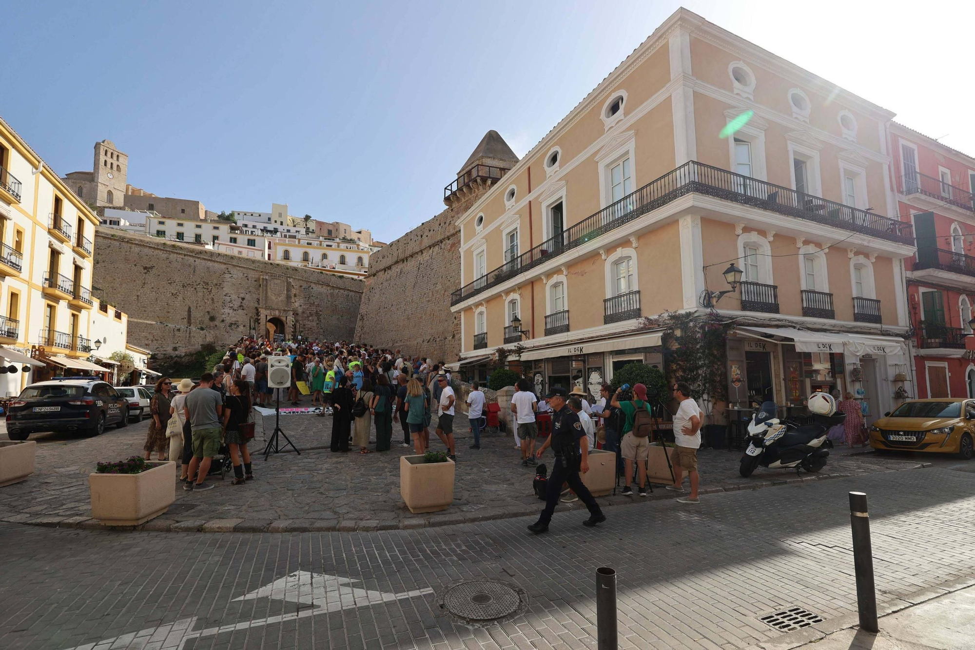 Manifestación contra la masificación turística en Ibiza
