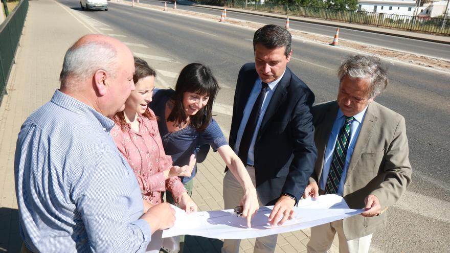 Comienza el entoldado y la eliminación de la mediana en el puente de Electromecánicas