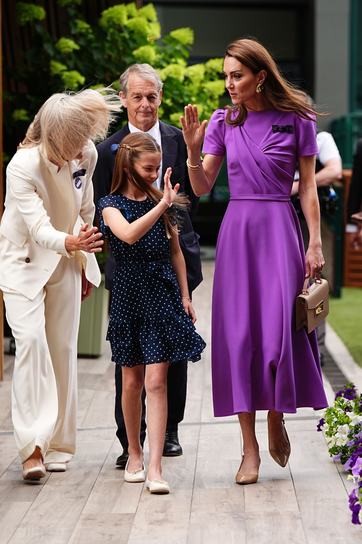 Kate Middleton aparece en Wimbledon con su hija Charlotte