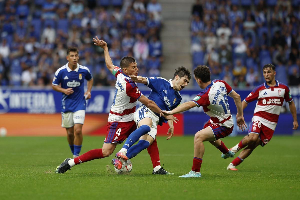 Así fue el partido entre el Real Oviedo y el Granada Así fue el partido entre el Real Oviedo y el Granada