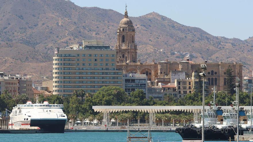 Una imagen del puerto de Málaga.