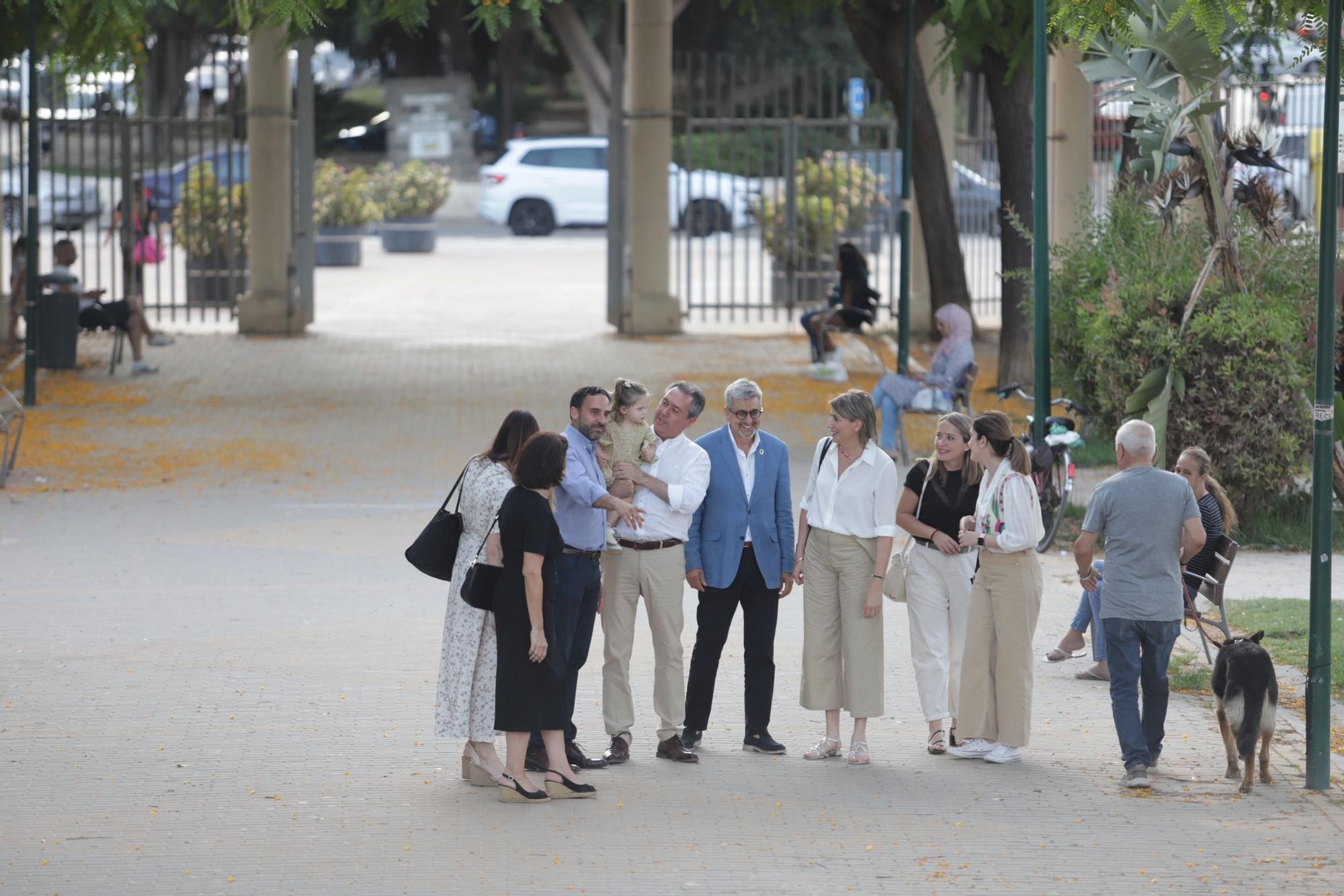 Acto de Juan Espadas, candidato del PSOE a las elecciones andaluzas, en Málaga