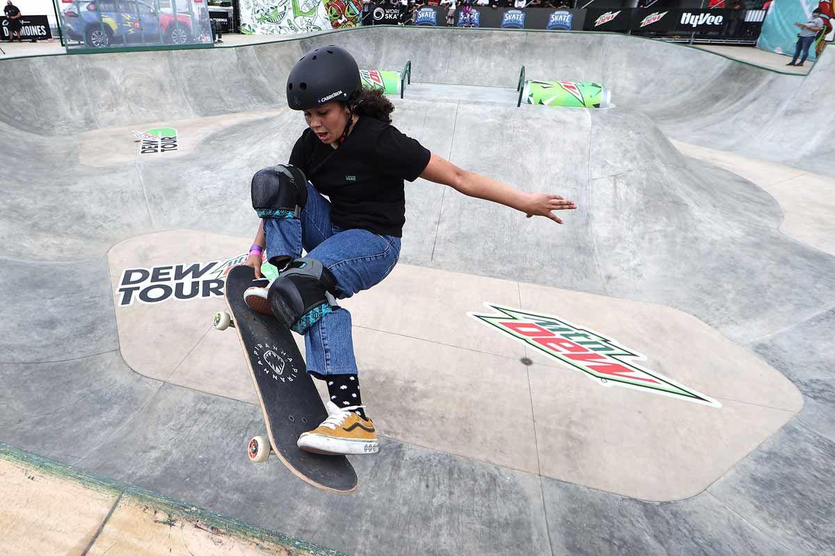 La skater Julia Benedetti