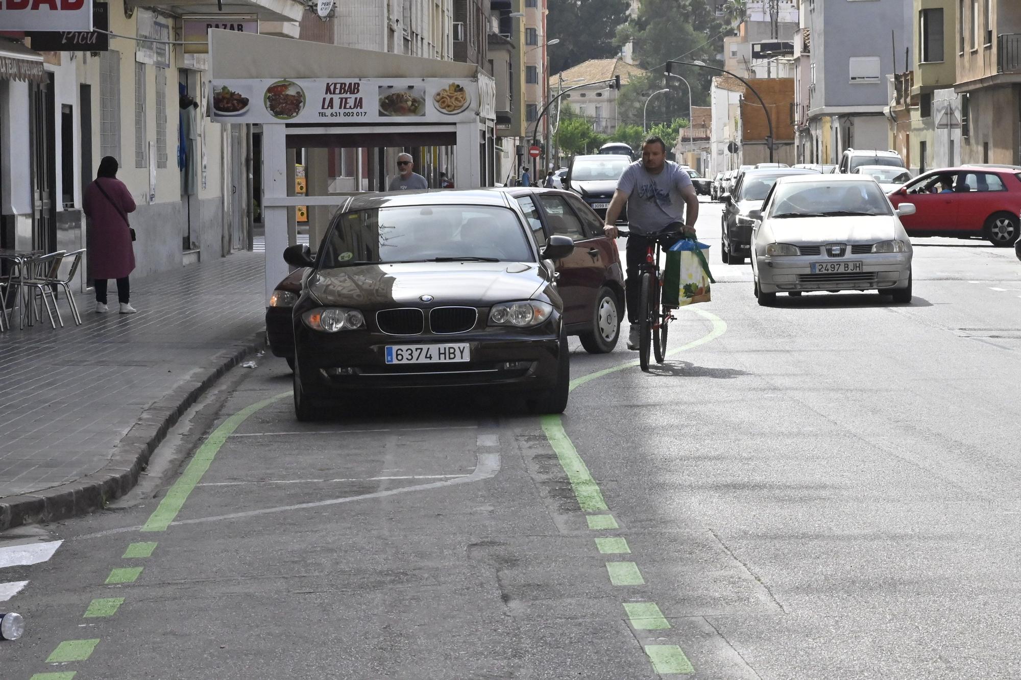 El trazado sinuoso del carril bici de Burriana del que todo el mundo habla