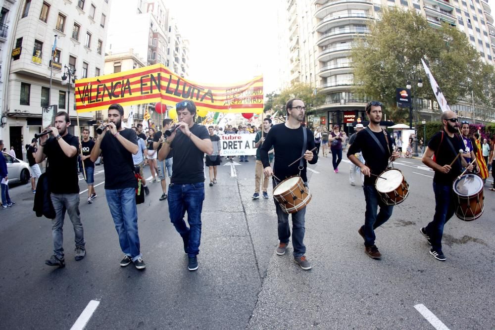 Manifestación de la Comissió 9 d'Octubre