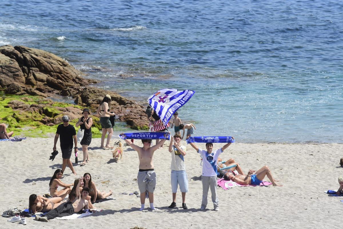 A Coruña respira deportivismo en la previa del Valladolid-Deportivo