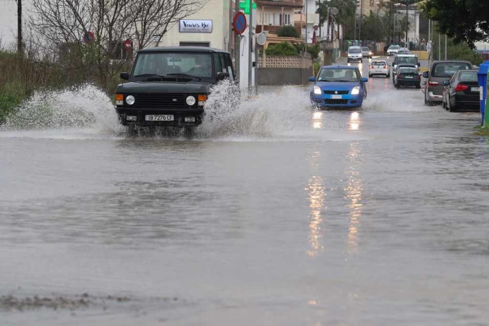 En Ibiza ha llovido todo el día