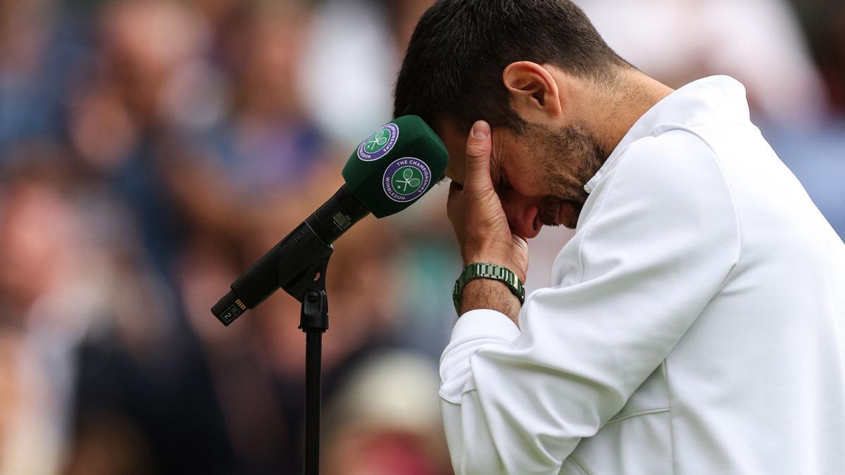 Las mejores fotos del Djokovic - Alcaraz en Wimbledon