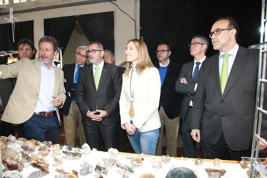 Inauguración de la Feria de Minerales