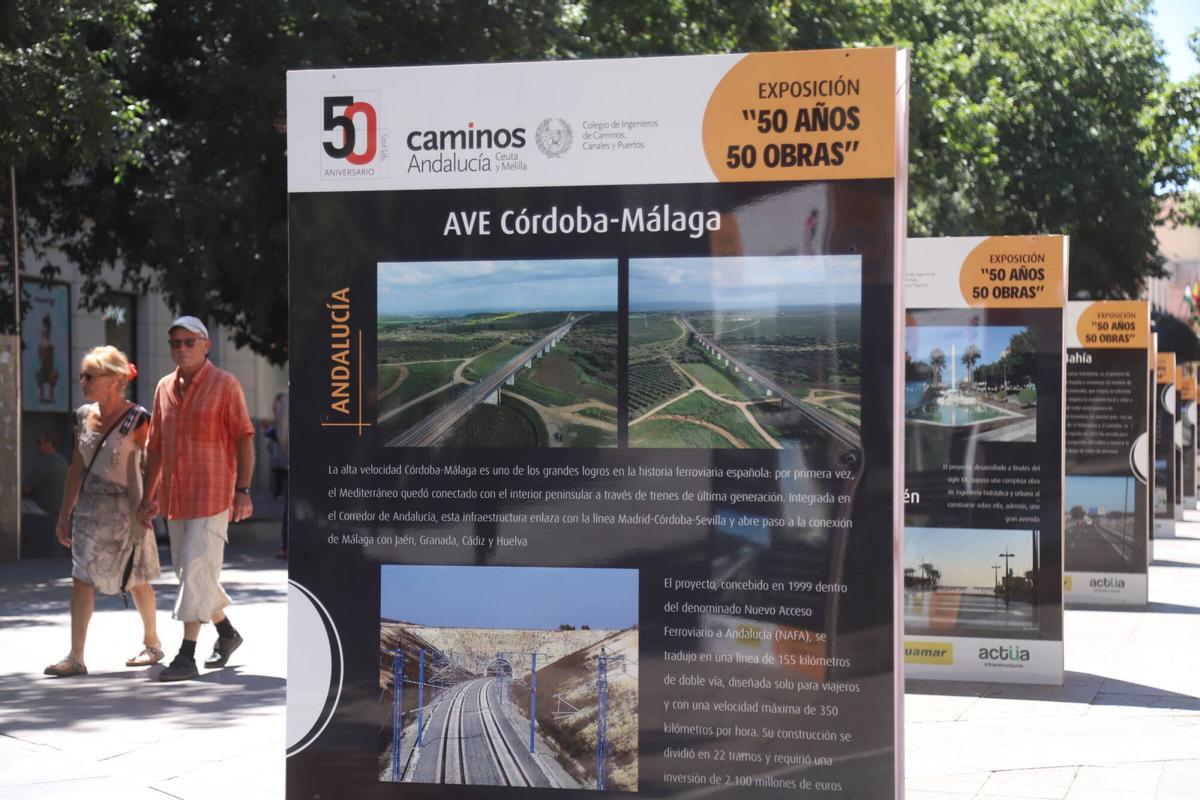 El Colegio de Ingenieros de Caminos inaugura una exposición en el Bulevar