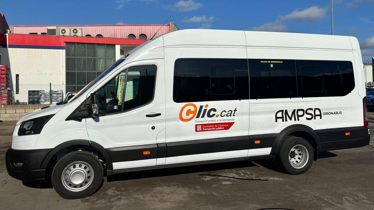 El nou servei a demanda millorarà el transport als municipis del Baix Empordà.