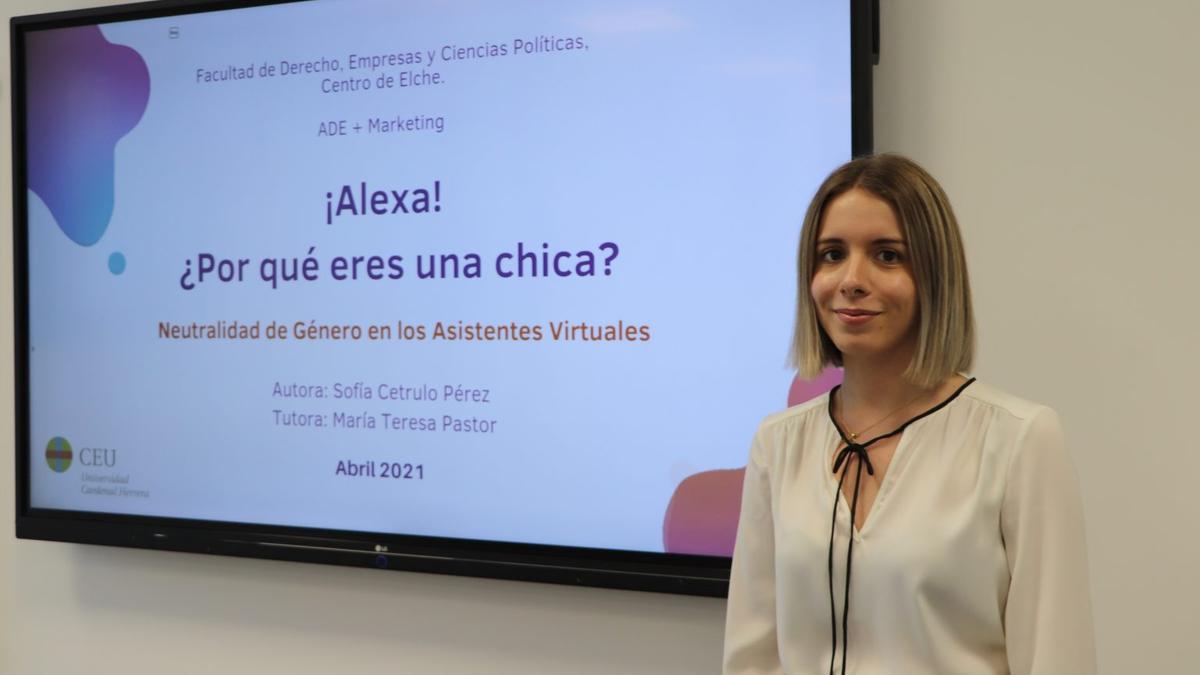 Sofia Cetrulo ha elaborado una investigación sobre la neutralidad de género en los asistentes virtuales.