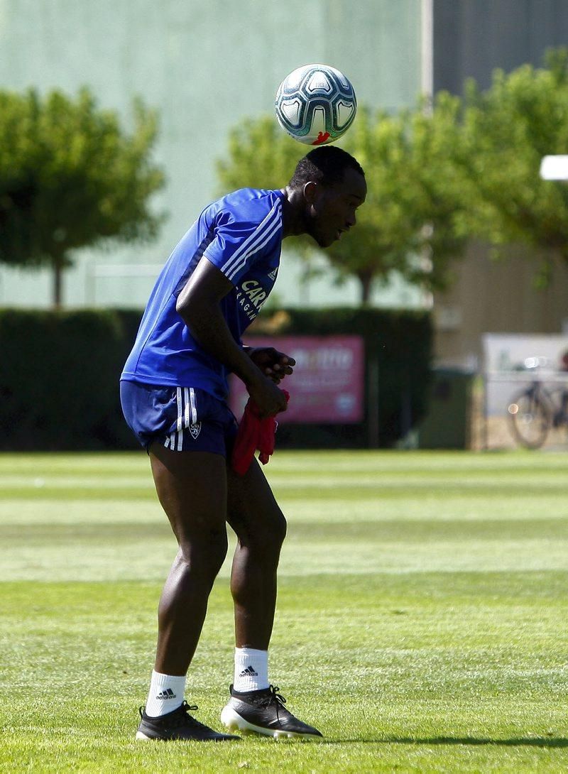 Entrenamiento del Real Zaragoza en Boltaña hoy 19 de julio