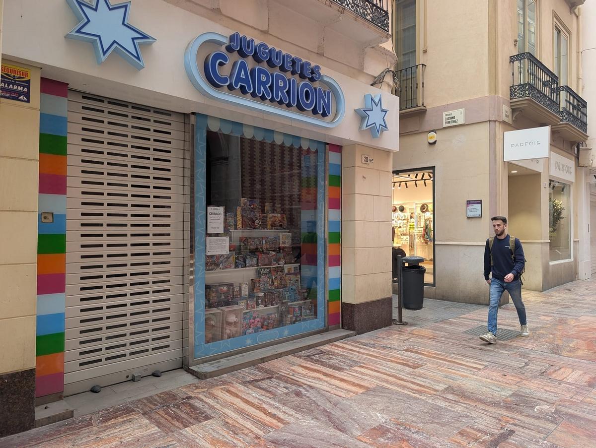 La emblemática Juguetes Carrión ha echado el cierre a sus últimas tiendas.