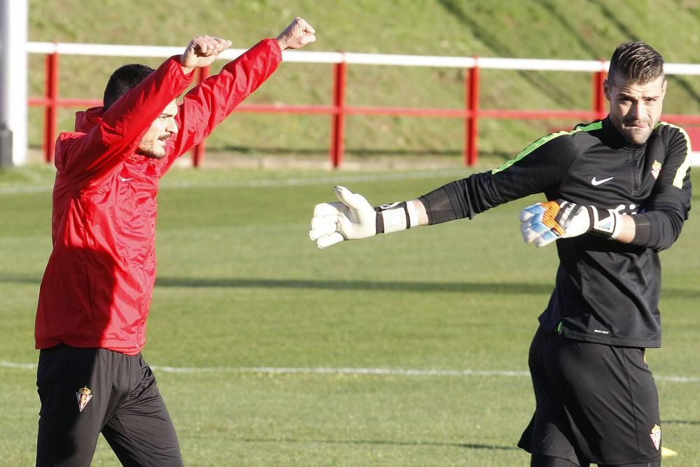 Entrenamiento del Sporting