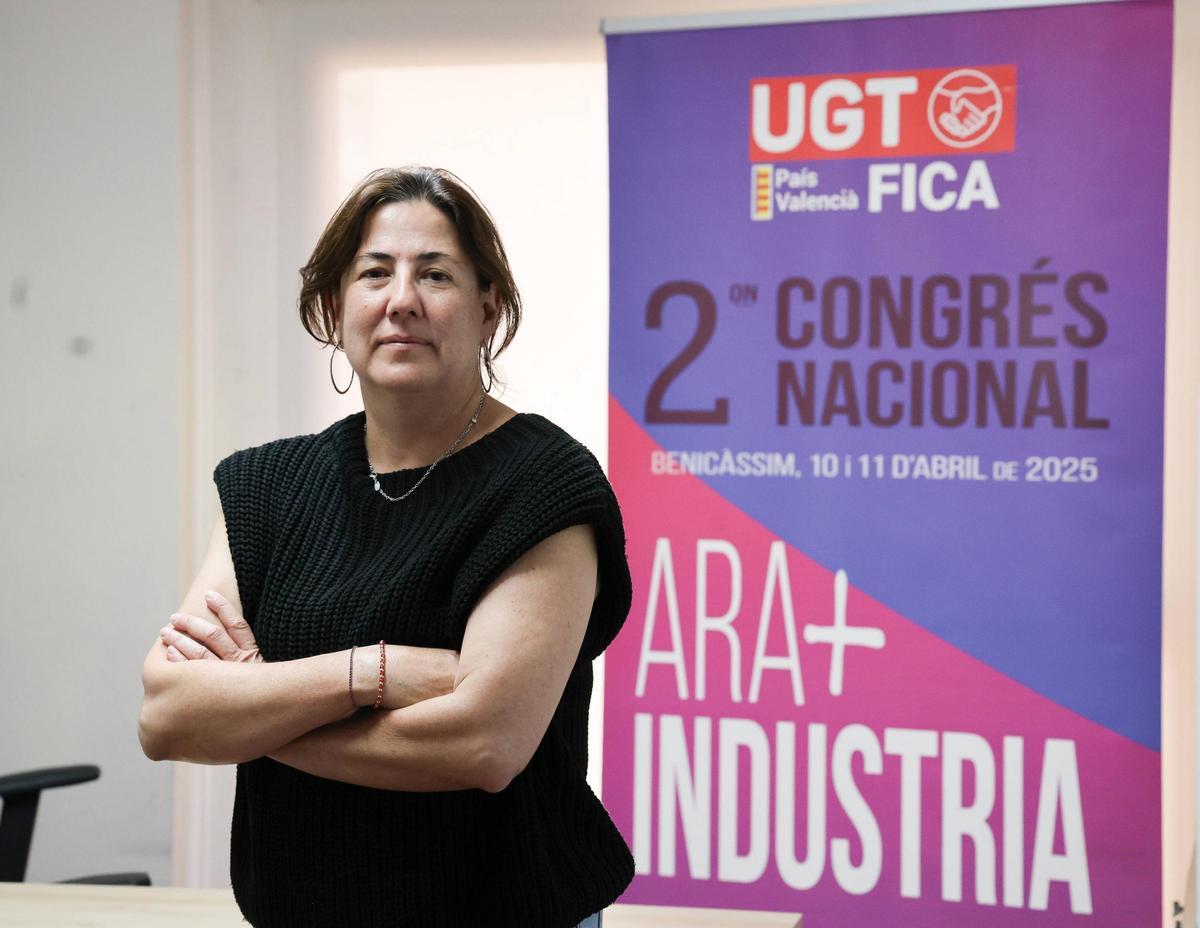 Rosa Benítez, secretaria general de FICA-PV UGT