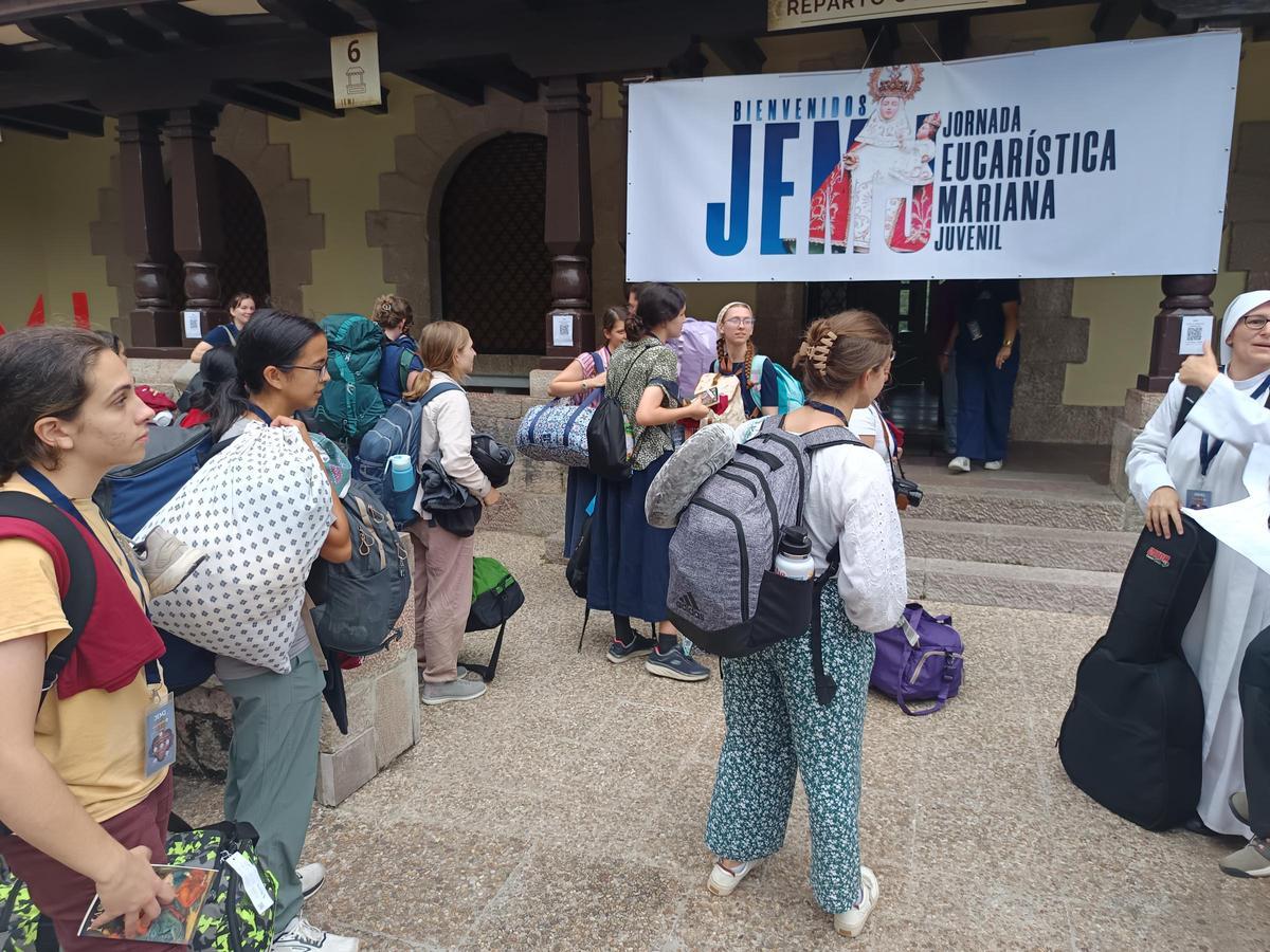 Una edición anterior de la JEMJ en Covadonga.