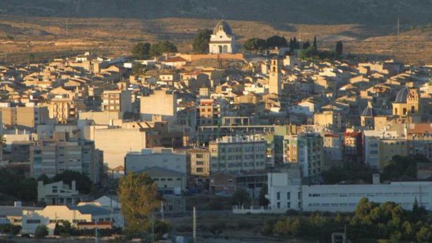 Imagen panorámica del municipio de Monóvar.