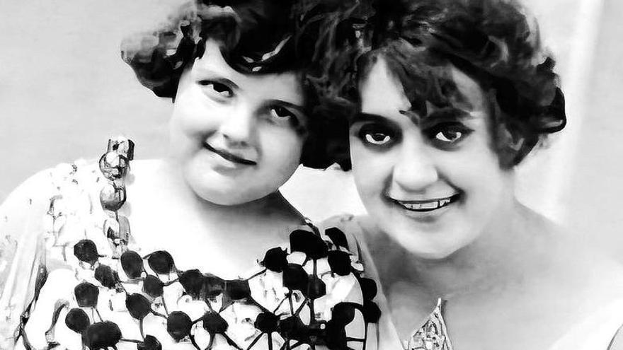 Tina Jordi (germana d’Elena) amb la nena Reiggini
