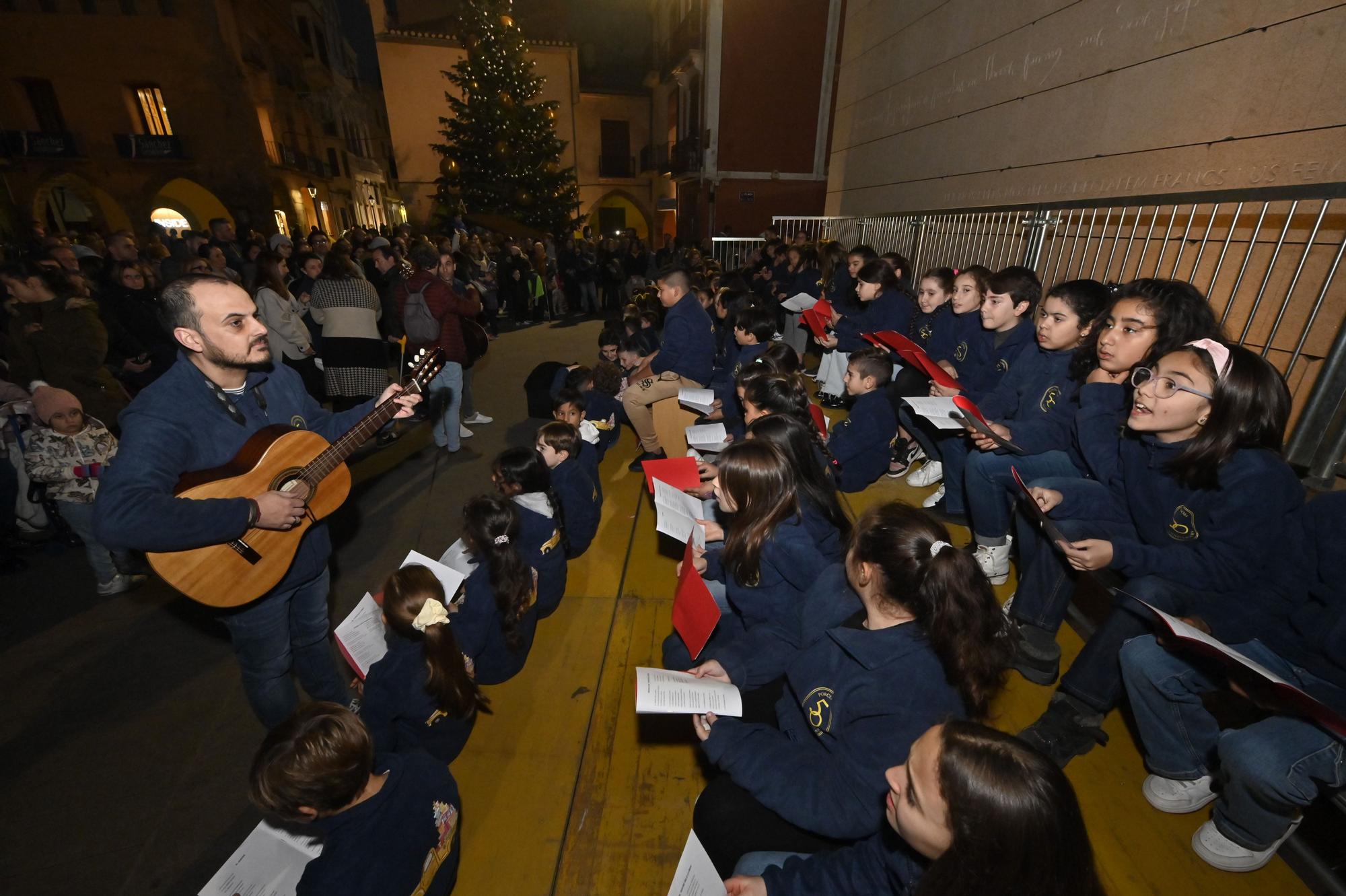 Encesa de las luces del árbol de Navidad de Vila-real