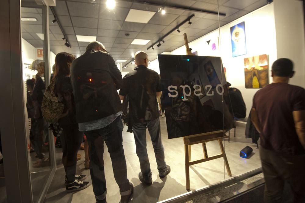 Inauguración de la galería Spazo en Os Mallos