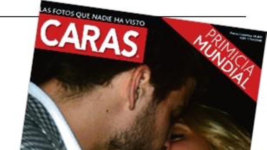 El primer petó de Shakira i Piqué, portada a Colòmbia