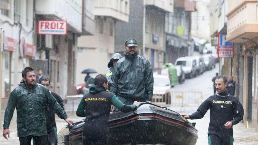 Imagen de las inundaciones en Sada el pasado 31 de marzo.