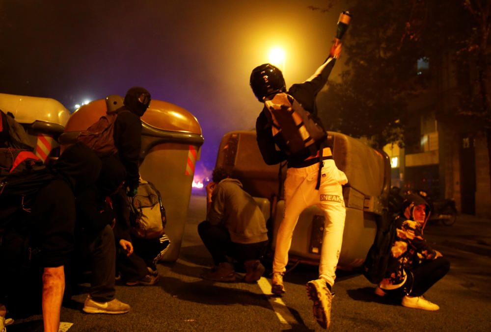 Disturbios en Barcelona tras la marcha de los CDR