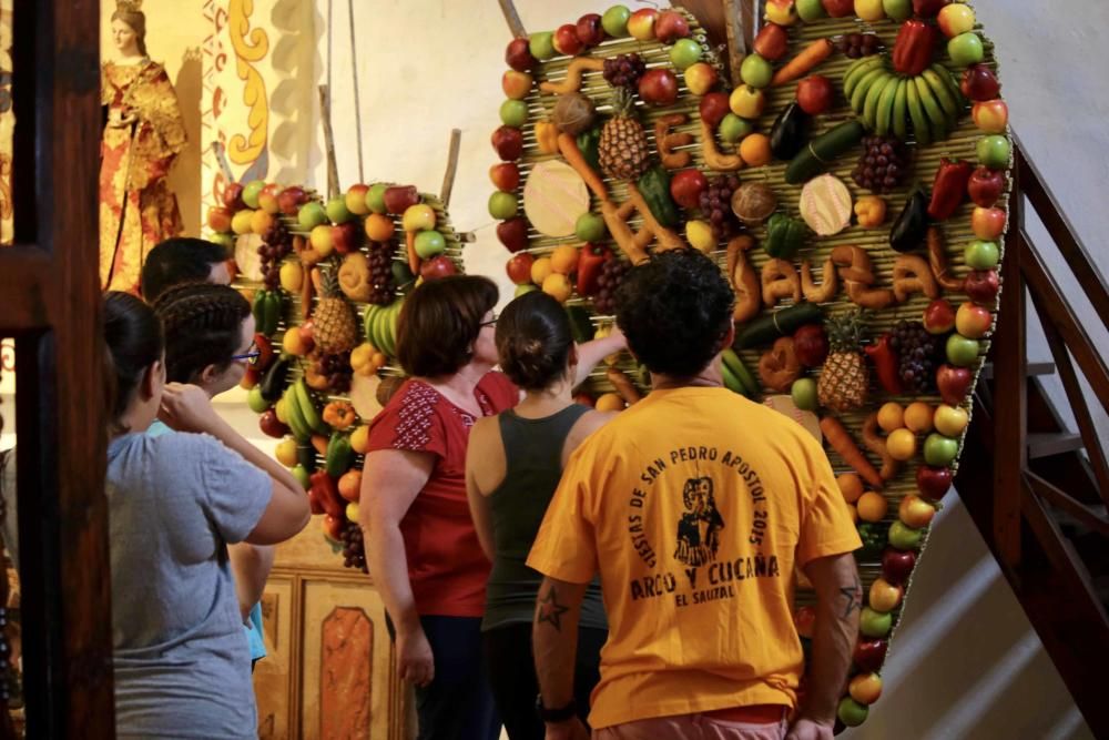 Cantera para la bajada del arco y la cucaña