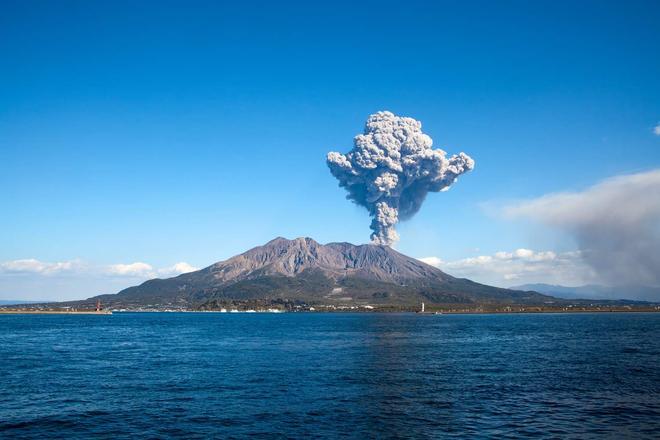 Sakurajima, volcanes activos