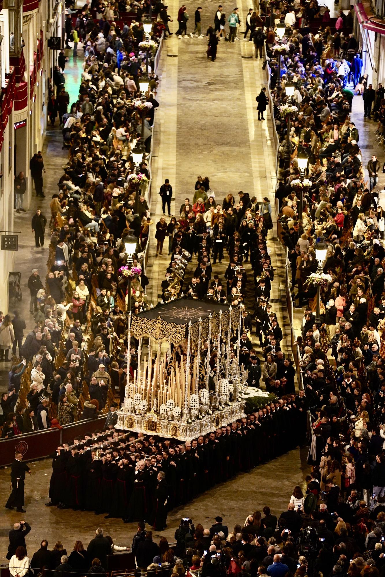 Salida procesional de la Cofradía de Las Penas, el Martes Santo de 2024.
