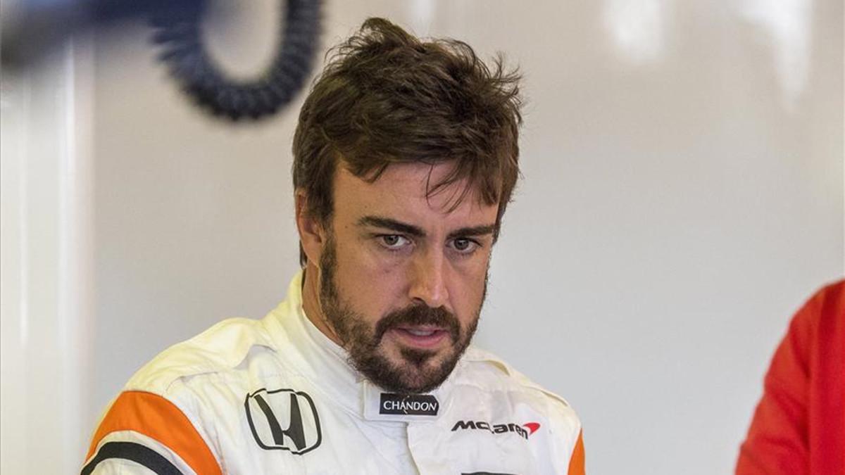 Alonso tuvo que abandonar