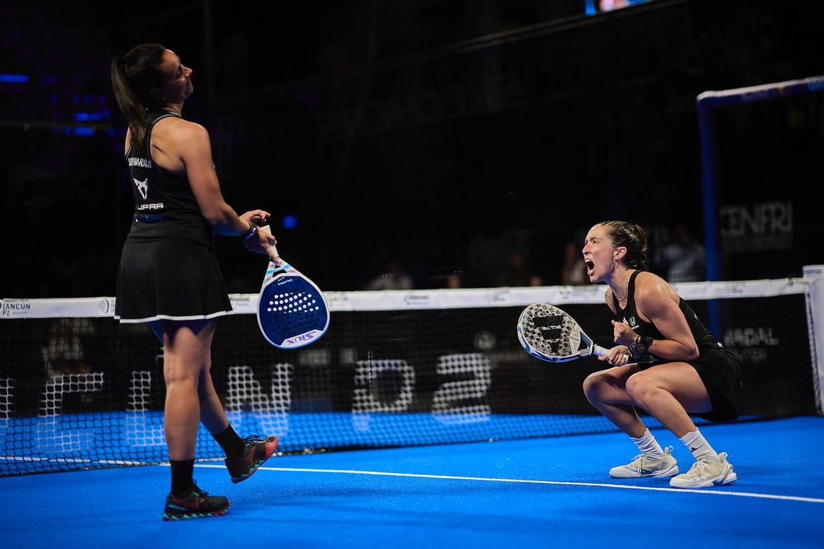 Sofi y Marta celebran a lo grande el pase a la final