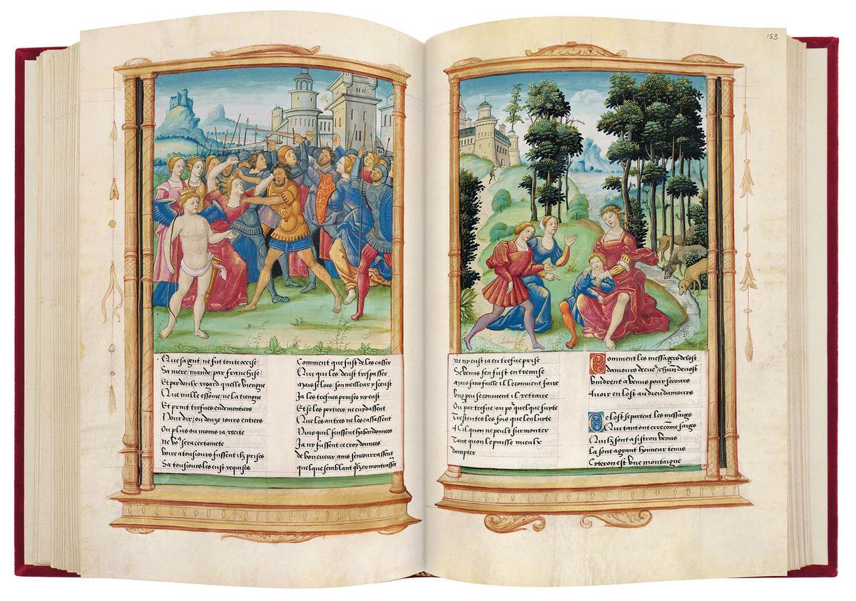 Roman de la Rose - folios 152v 153r.