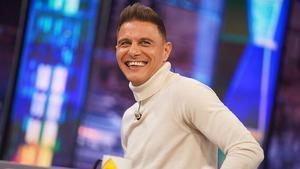 Joaquín Sánchez, en El Hormiguero, bromea junto a Pablo Motos sobre el pelo.
